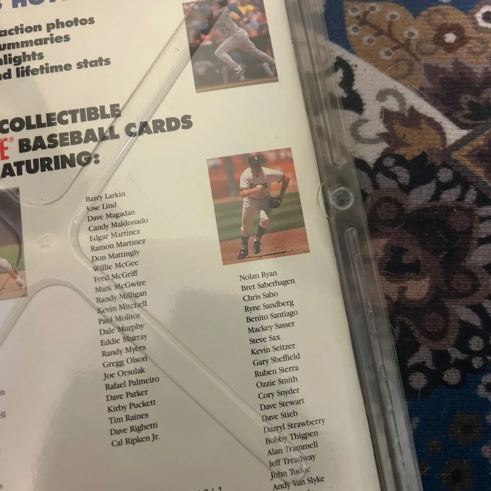 1991 Score Baseball 100 Hottest Players Superstar 100 Card Set Book Griffey Ryan